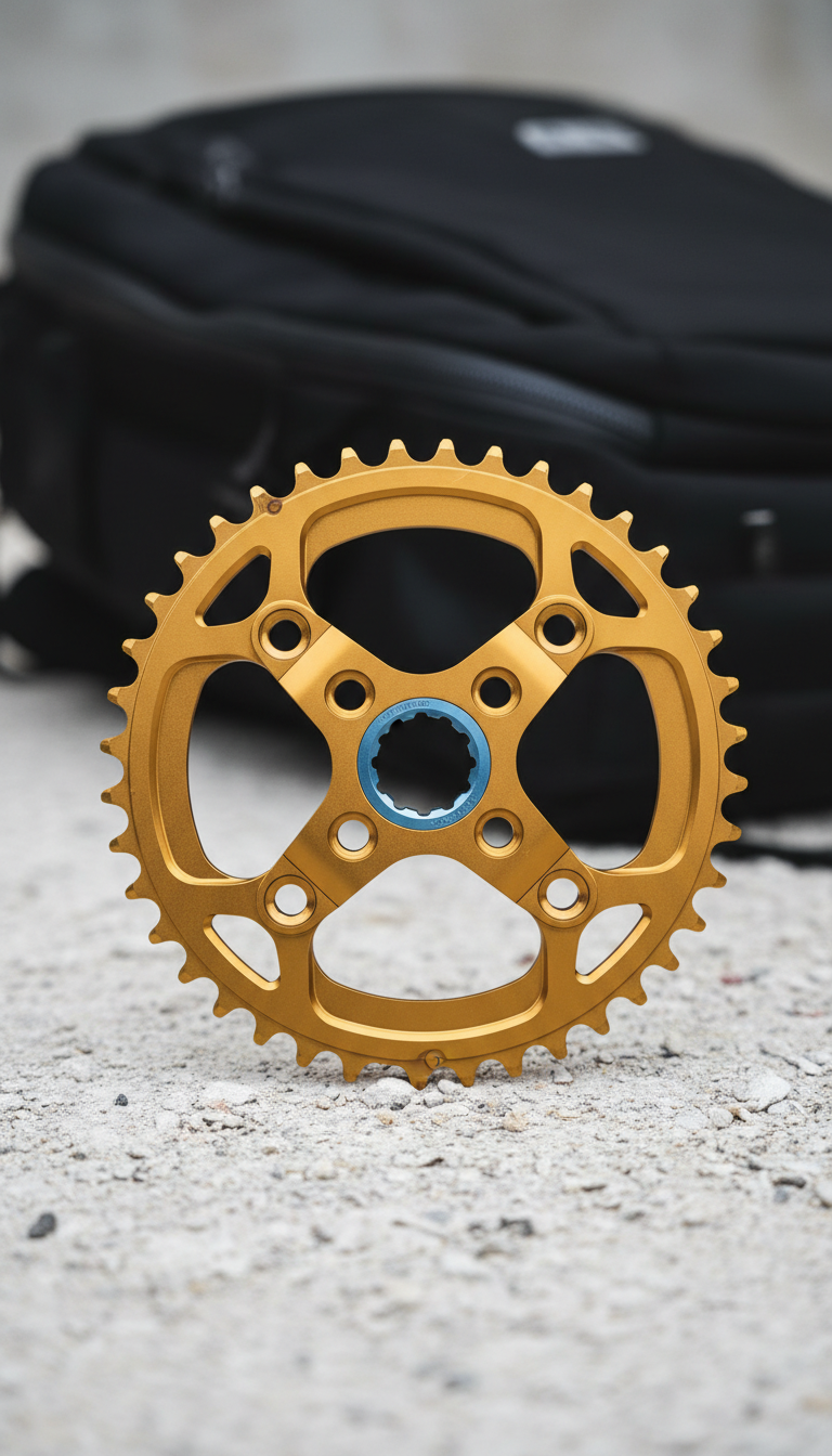 Peak gold performance chainring