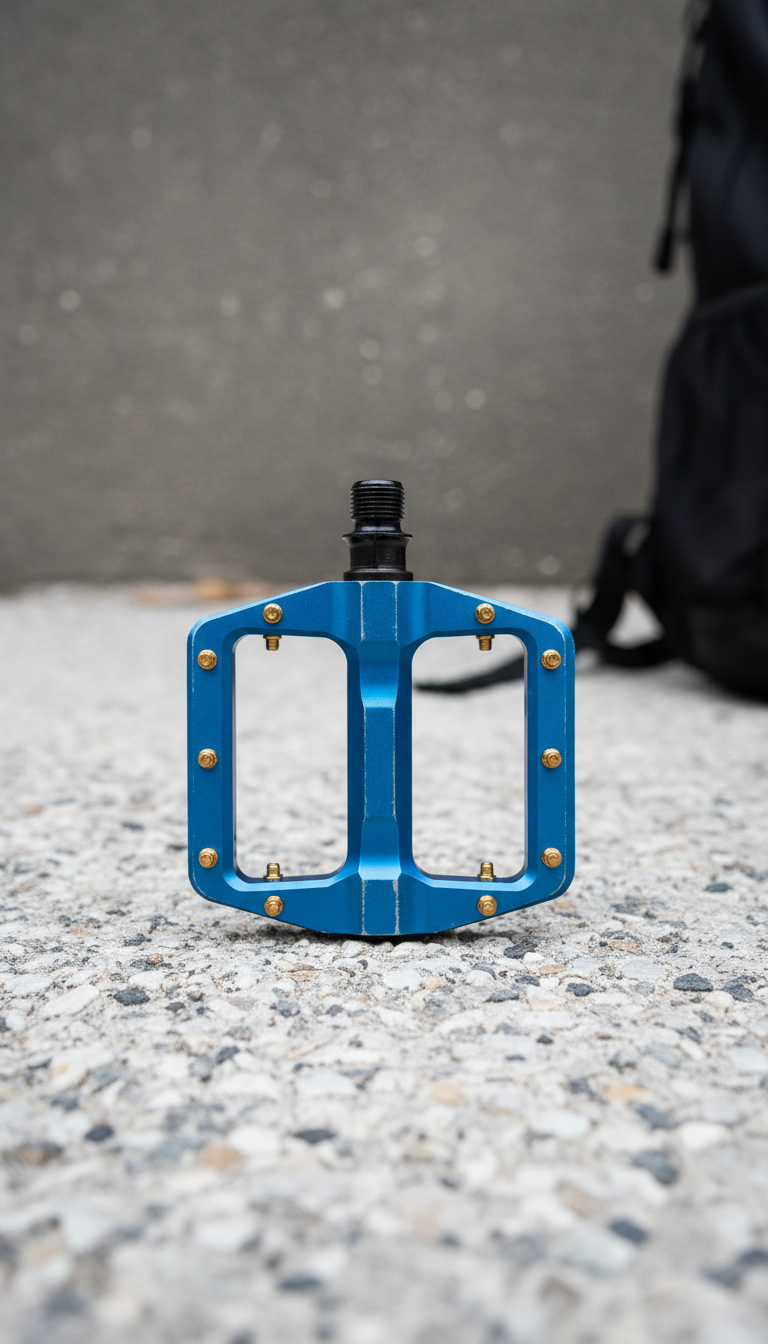 Trail blue precision alloy pedals